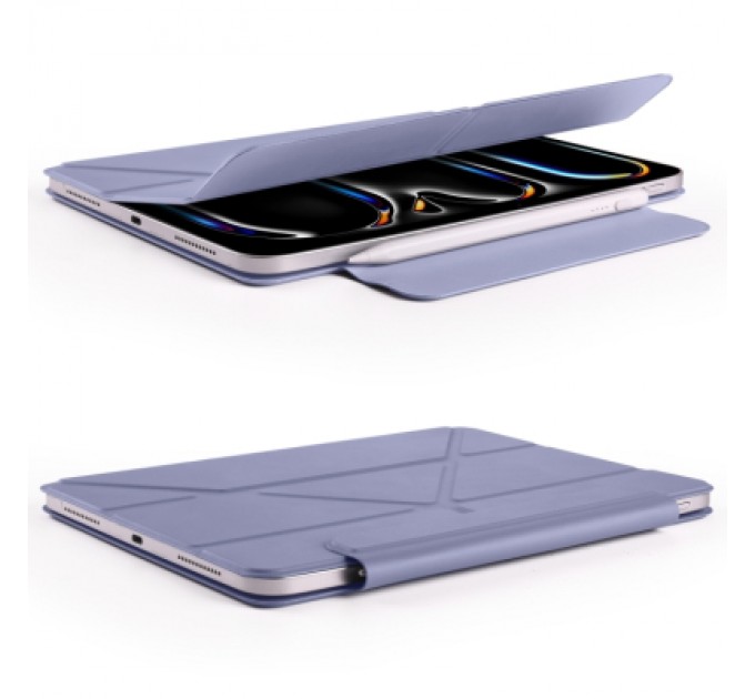 BeCover Чохол до планшета BeCover Ultra Slim Origami Magnetic Apple iPad Pro 11" M4 2024 Deep Purple (712963)