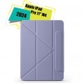 BeCover Чохол до планшета BeCover Ultra Slim Origami Magnetic Apple iPad Pro 11" M4 2024 Deep Purple (712963)