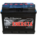 ENERGIA Акумулятор автомобільний ENERGIA 60Ah Ев (-/+) (510EN) (22386)