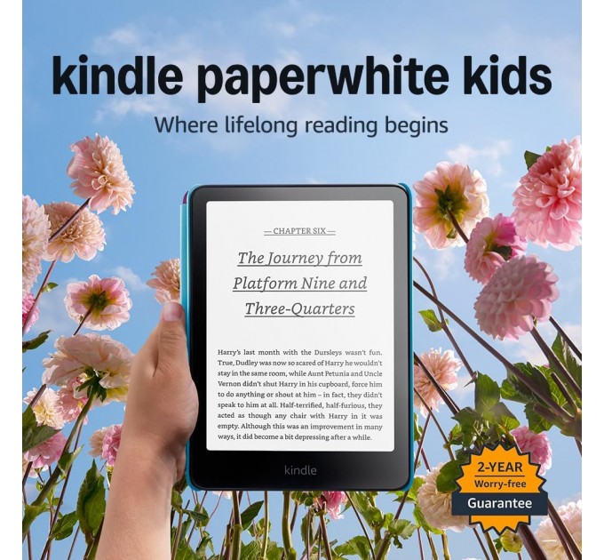 Amazon_ Електронна книга Amazon Kindle Paperwhite Kids (12th Gen) 16GB Black with Cyber City Cover_JP
