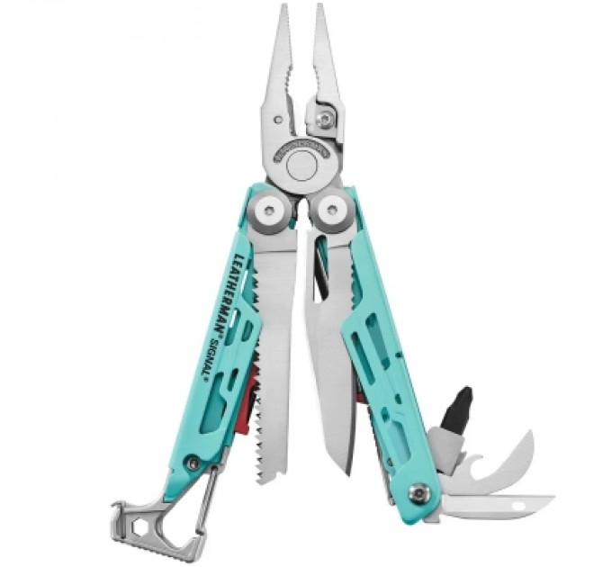 Leatherman Мультитул Leatherman Signal Aqua Silver (833187)
