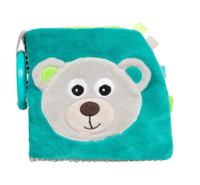 Canpol Розвиваюча іграшка Canpol книжечка м'яка розвиваюча BEARS - коралова (68/075_cor)