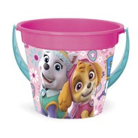 Іграшка для піску Wader Відро кругле IML 3.4 л - Nickelodeon рожевий (81816)