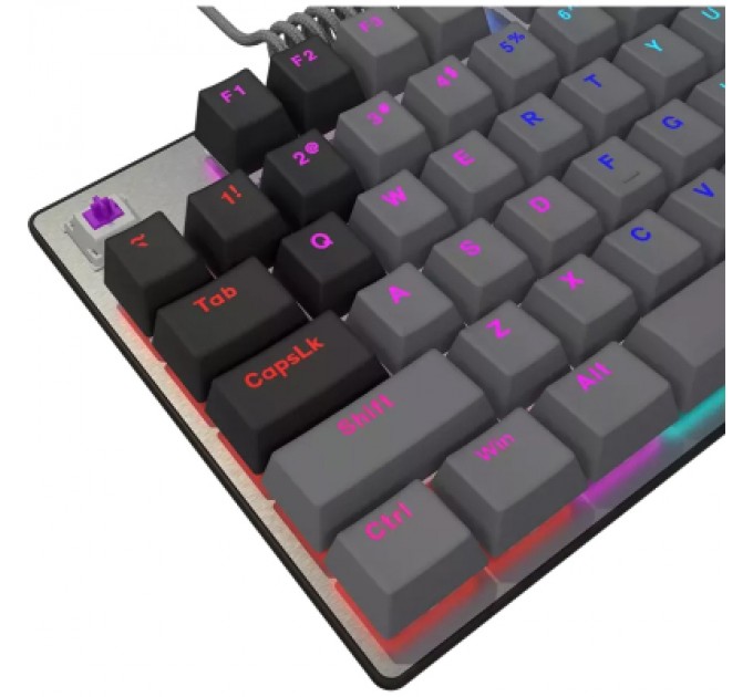 Lorgar Клавіатура Lorgar Azar 514TKL RGB Mechanical USB UA Black/Grey (LRG-GK514TKL-BK-UA)