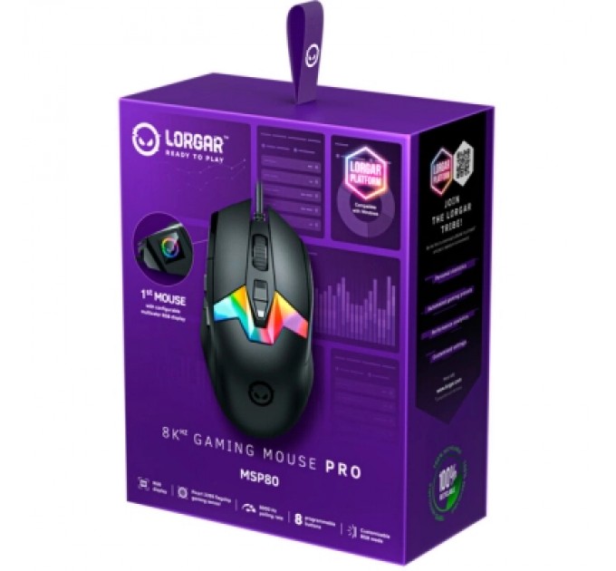 Lorgar Мишка Lorgar MSP80 Pro USB Black (LRG-MSP80-BK)