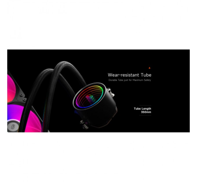 PcCooler Система рідинного охолодження PcCooler DA360 ARGB BK