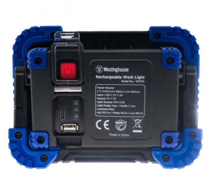 Westinghouse Ліхтар Westinghouse 15W COB LED WF57S 5000 mAh (WF57S-CB)
