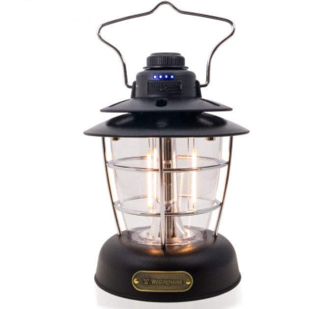 Westinghouse Ліхтар Westinghouse RETRO 6W LED Filament WF241 Type-C з функцією Power Bank Чорний (WF241-CB(Black))