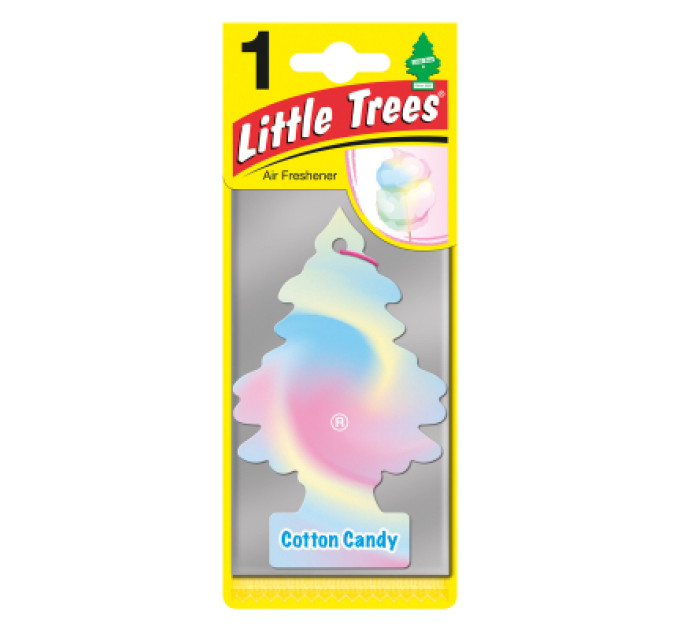 Little Trees Ароматизатор для автомобіля Little Trees Солодка вата (79000)