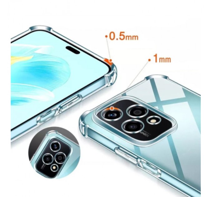 BeCover Чохол до мобільного телефона BeCover Anti-Shock Honor 200 Lite Clear (713147)