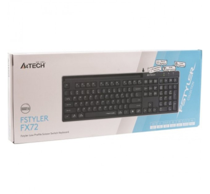 A4Tech Клавіатура A4Tech FX72 USB Black (4711421001885)