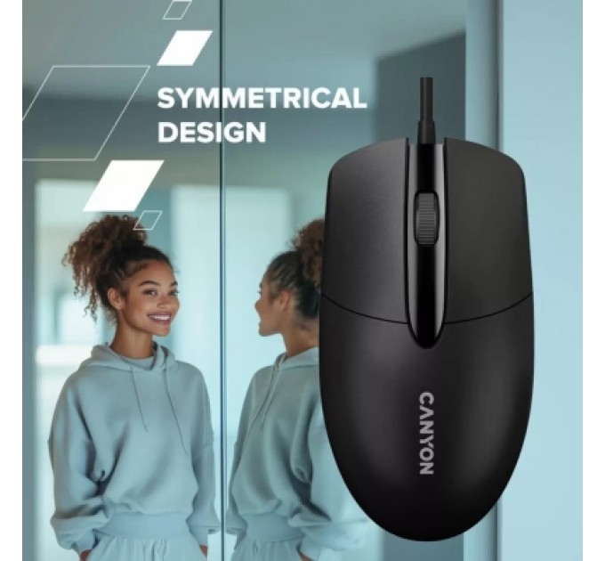 Canyon Мишка Canyon M-5 USB Black (CNE-CMS5)