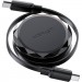 Acefast Дата кабель USB-C to USB-C 0.8m 60W dual retraction C13-03 Black Acefast (6974316280132)