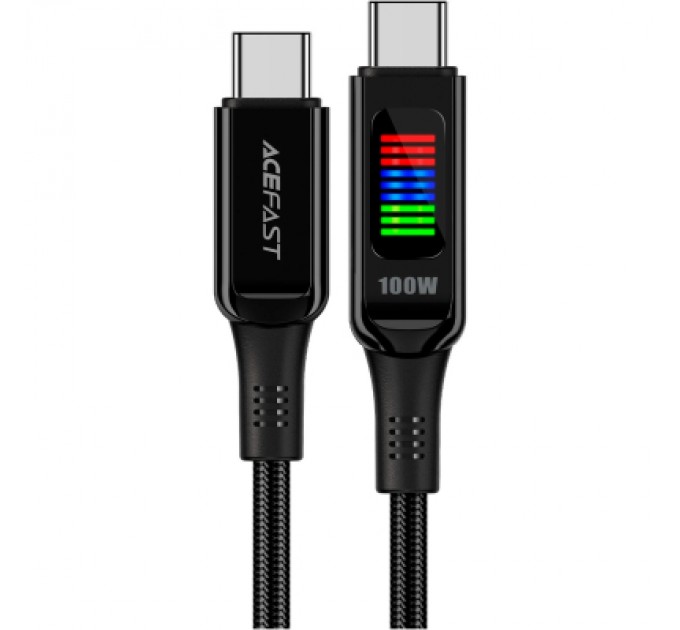 Acefast Дата кабель USB-C to USB-C 1.2m 100W with display C7-03 Acefast (6974316282778)