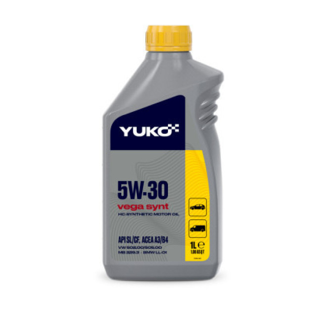 Yuko Моторна олива Yuko VEGA SYNT 5W-30 1л (4823110402290)