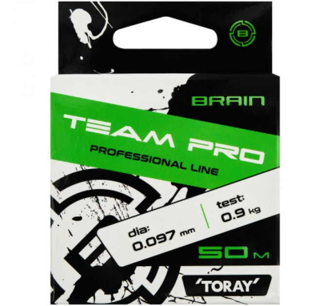 Brain Волосінь Brain Team Pro 50m (clear) 0.097mm 0.9kg (1858.26.81)