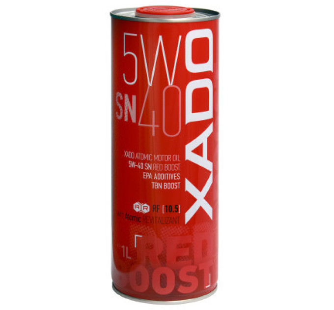 Xado Моторна олива Xado Atomic Oil 5W-40 SN RED BOOST 1л (ХА 26169)