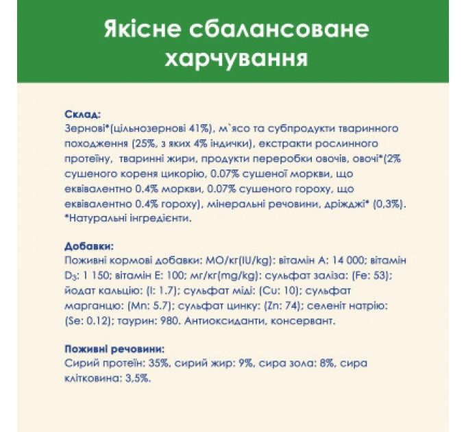 Purina Cat Chow Сухий корм для кішок Purina Cat Chow Sterilised з індичкою 15 кг (7613287329592)