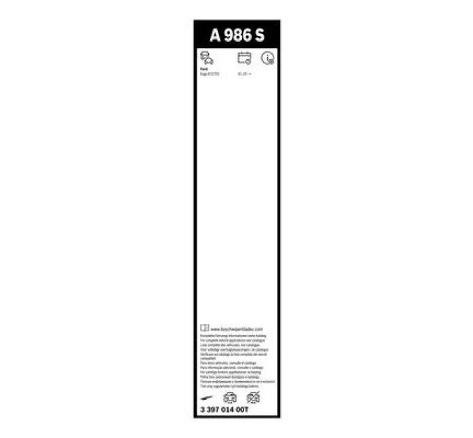 Bosch Щітка склоочисника Bosch 3 397 014 00T