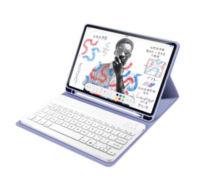 BeCover Чохол до планшета BeCover with keyboard Apple iPad Mini 6 2021 Purple (712991)