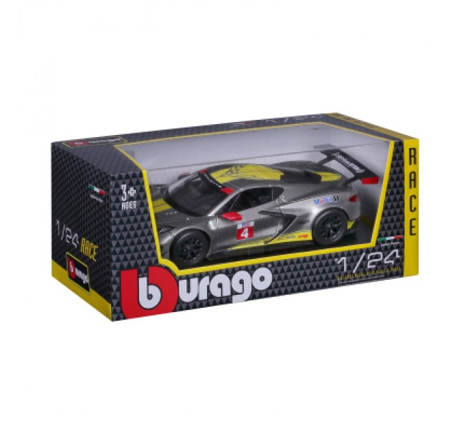 Bburago Машина Bburago Chevrolet Corvette C8.R (124) (18-28024)