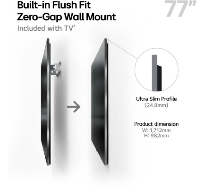 LG Телевізор LG OLED77G54LW