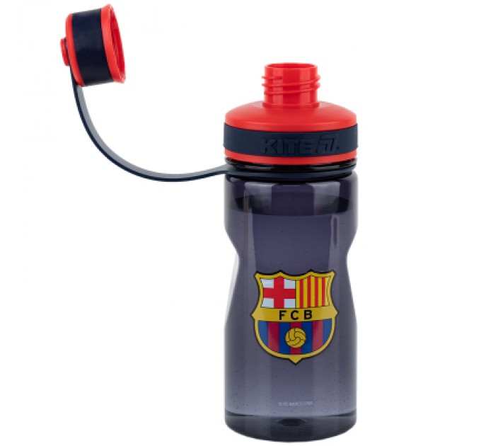 Kite Поїльник-непроливайка Kite FC Barcelona 500 мл, синя (BC25-397)