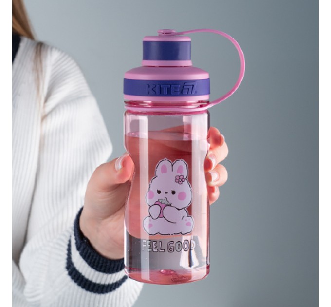 Kite Поїльник-непроливайка Kite Feel Good, 500 мл, лілова (K25-397-2)