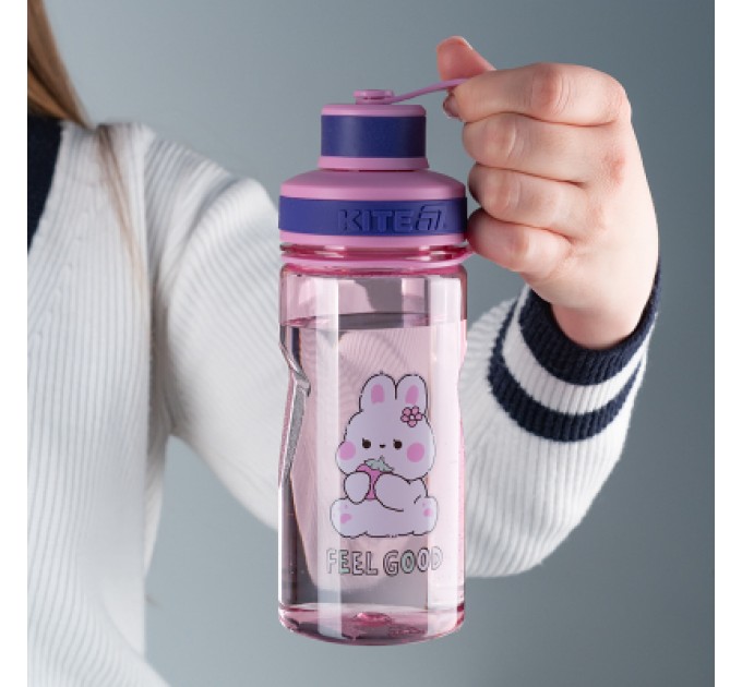Kite Поїльник-непроливайка Kite Feel Good, 500 мл, лілова (K25-397-2)