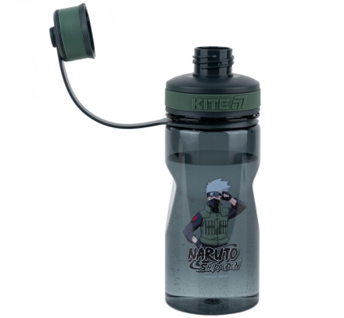 Kite Поїльник-непроливайка Kite Naruto, 500 мл, сіра (NR25-397)