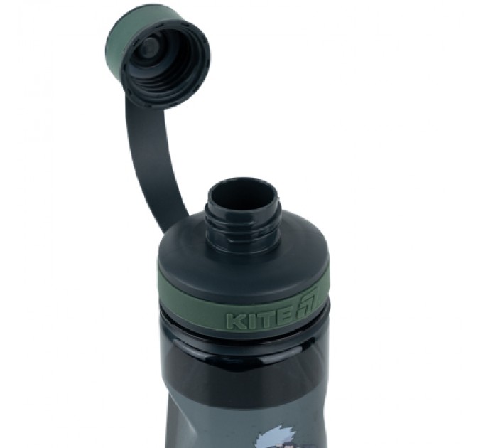 Kite Поїльник-непроливайка Kite Naruto, 500 мл, сіра (NR25-397)