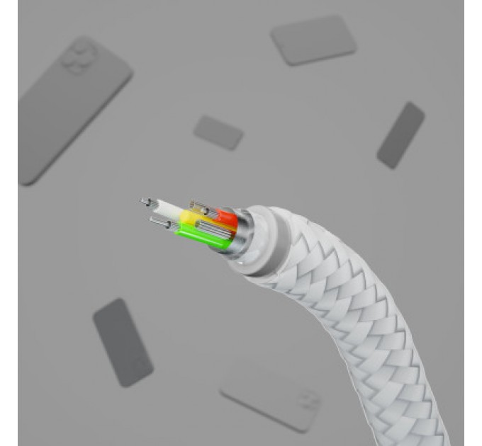 Belkin Дата кабель USB 2.0 AM to Lightning 1.0m white Belkin (CAA010BT1MWH)