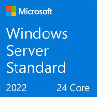 ПЗ для сервера Microsoft Windows Server Standard 2022 64Bit Russian OEM DVD 24 Core (P73-08355)