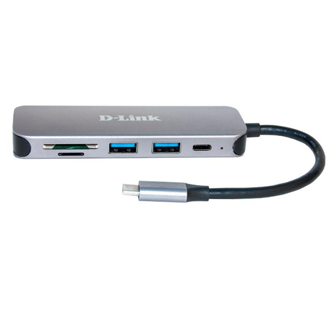 D-Link Концентратор D-Link DUB-2325 2xUSB3.0, 1xUSB TypeC, 1xSD, 1x-microSD, USB TypeC (DUB-2325)