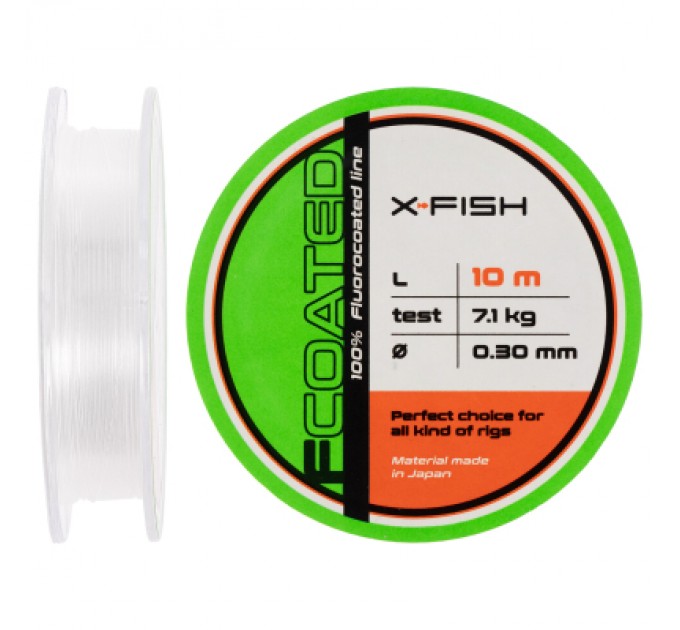 X-Fish Флюорокарбон X-Fish FCoated 10m 0.30mm 7.1kg (1917.01.28)