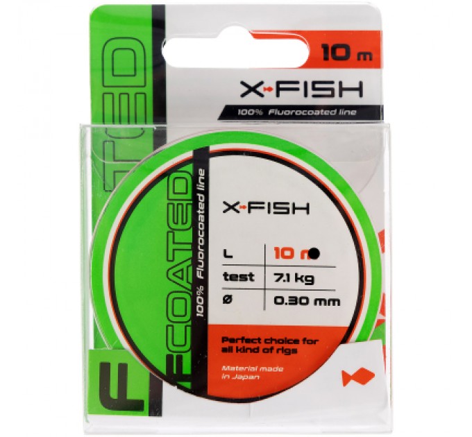 X-Fish Флюорокарбон X-Fish FCoated 10m 0.30mm 7.1kg (1917.01.28)