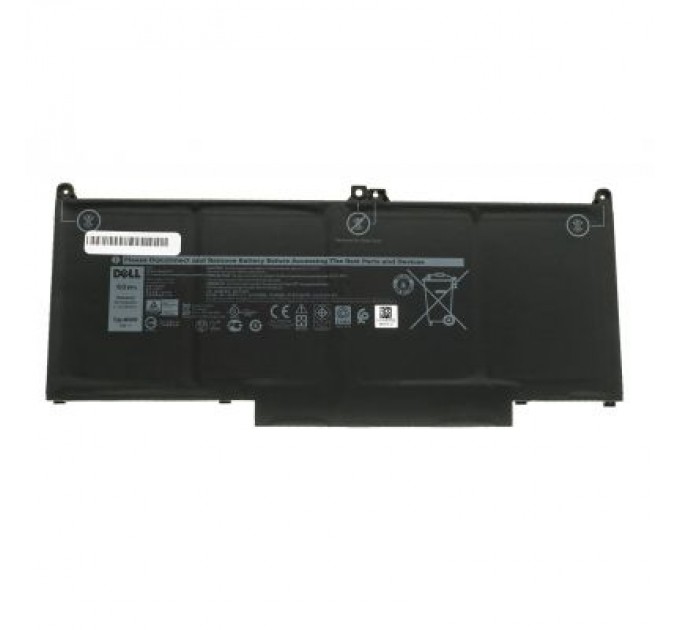 Dell Акумулятор до ноутбука Dell Latitude 7300 MXV9V, 7500mAh (60Wh), 4cell, 7.6V, Li-ion (A47670)