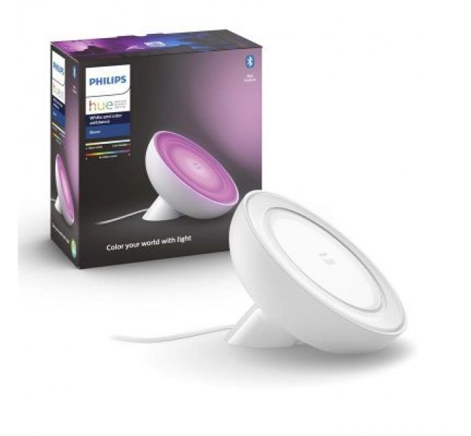 Philips Настільна лампа Philips Hue Bloom, Color, BT, DIM, біла (929002375901)