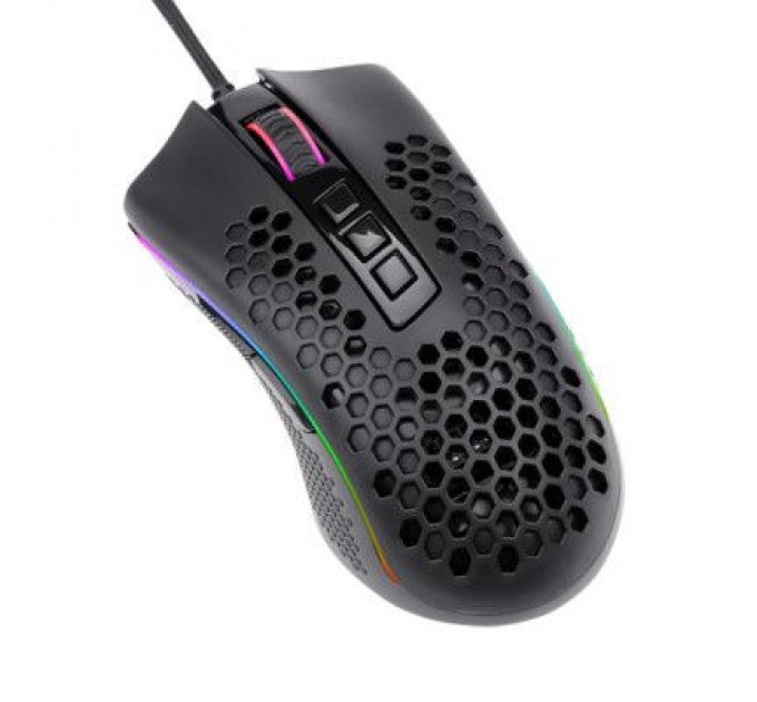 Redragon Мишка Redragon Storm Elite 16000dpi RGB USB Black (77853)