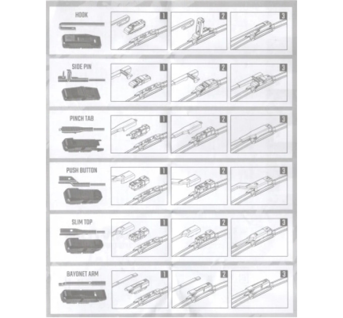 WINSO Щітка склоочисника WINSO PRO SHADOW 650мм (117650)