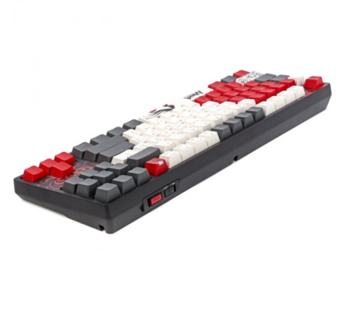 A4Tech Клавіатура A4Tech Bloody WS87 Naraka Wireless/Bluetooth Black/Red (4711421001113)