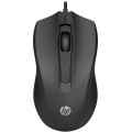HP Мишка HP 100 USB Black (6VY96AA)