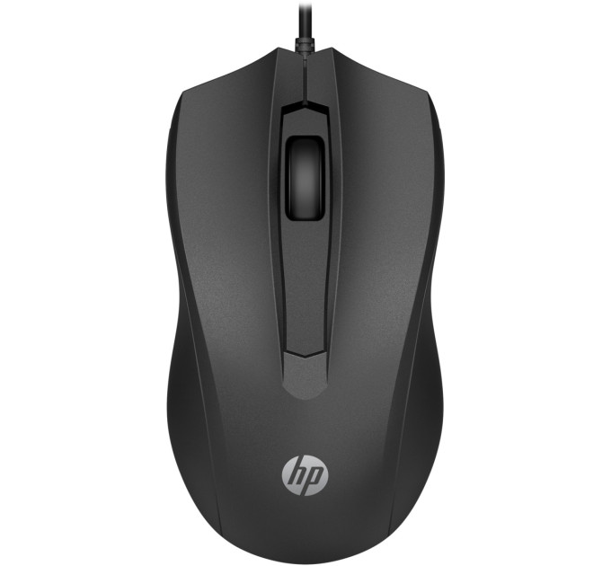 HP Мишка HP 100 USB Black (6VY96AA)