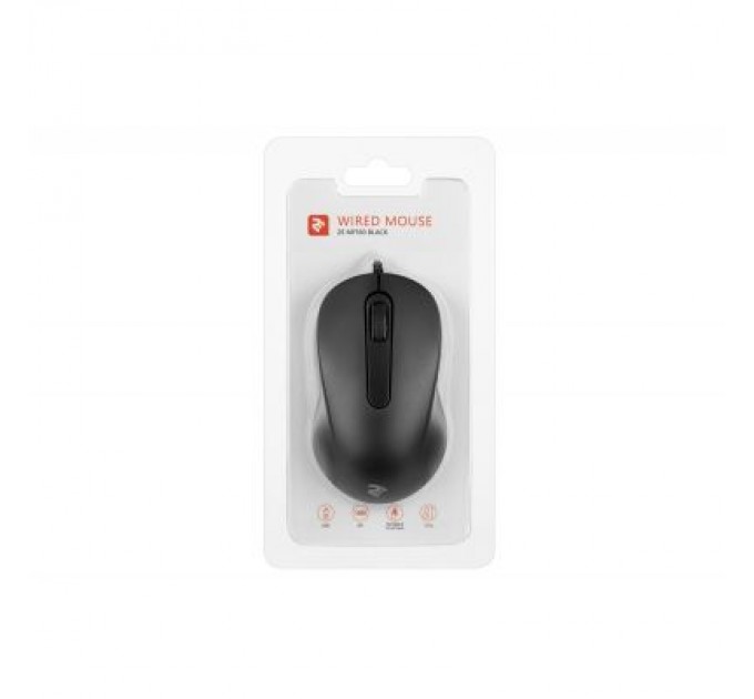 2E Мишка 2E MF160 USB Black (2E-MF160UB)