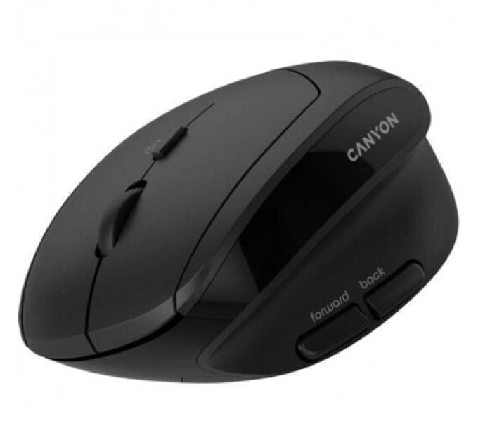 Canyon Мишка Canyon MW-25 LED Silent Wireless/Bluetooth Black (CNS-CMSW25)