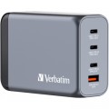 Verbatim Зарядний пристрій Verbatim GaN 240 W 4 ports (USB-C-140 W,USB-C-100 W,USB-C-65 W /USB-A -3.0) (32205)