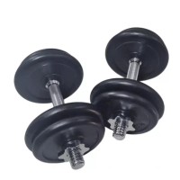 Гантель HSF з гумовим покриттям MD2502 - 2шт по 10 кг (пара) (К00024980)