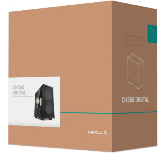 Deepcool Корпус Deepcool CH360 DIGITAL