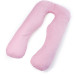 MirSon Подушка MirSon для вагітних і відпочинку Satin Stripe №8026 U-подібна Pink (2200006178644)