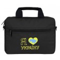 Porto Сумка для ноутбука Porto 12'' PN12 LoveUkraine Black (PN12BK_LoveUkr)